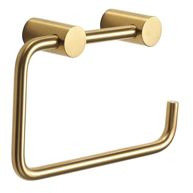 Pressalit Choice Toilet paper holder, brushed brass