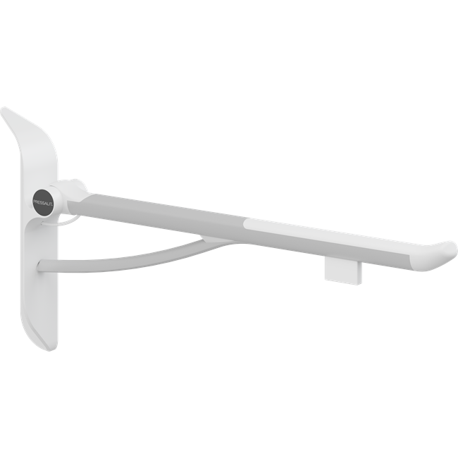 PLUS fold down grab bar with integrated counter-balance, 33.5'', with operating panel, left hand operated