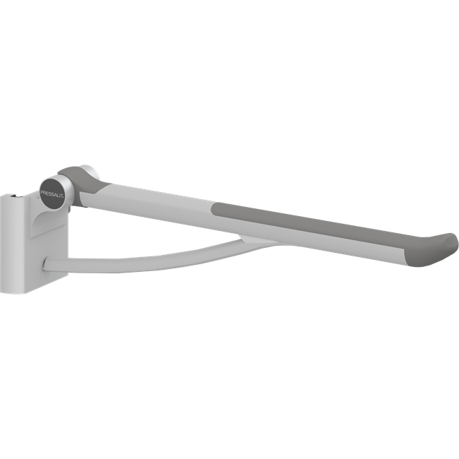 PLUS fold down grab bar with integrated counter-balance, 27.6'', right hand operated