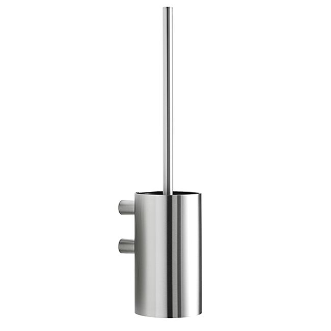 Pressalit Choice Toilet brush for wall, brushed steel