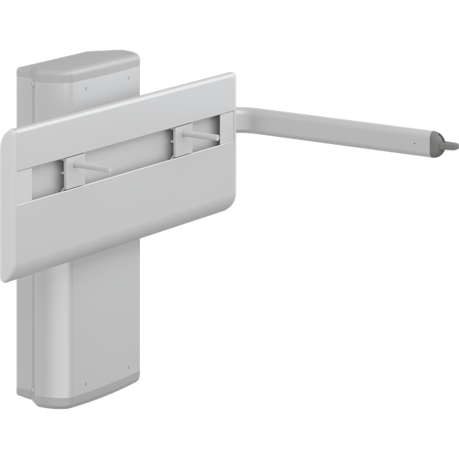 PLUS sink bracket with lever control, manually height adjustable with pneumatic cylinder