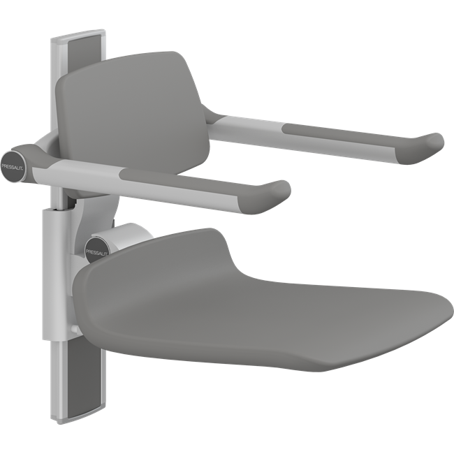 PLUS shower seat 450, manually height adjustable