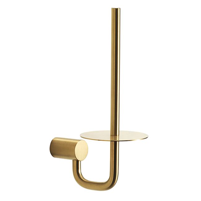 Pressalit Choice Spare paper holder, brushed brass