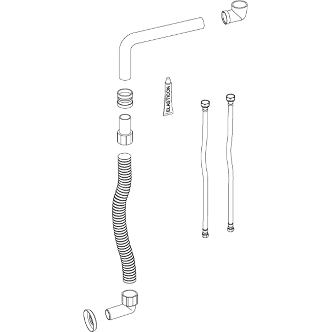 Flexible feed and waste system 48''/59'' 