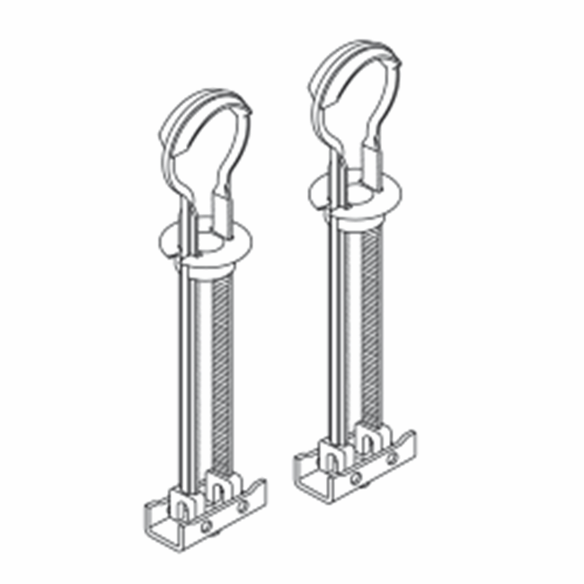 Set of spare parts for toggle hinge 25 mm