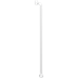 PLUS handrail section 1090 mm, incl. wall rosette and strap