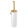 Pressalit Style Toilet brush, brushed brass/white