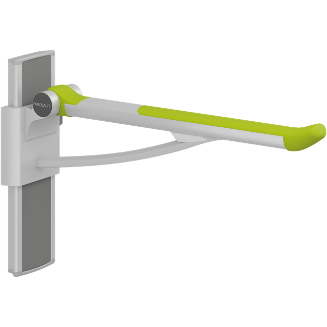 PLUS fold down grab bar with integrated counter-balance, 27.6'', right hand operated