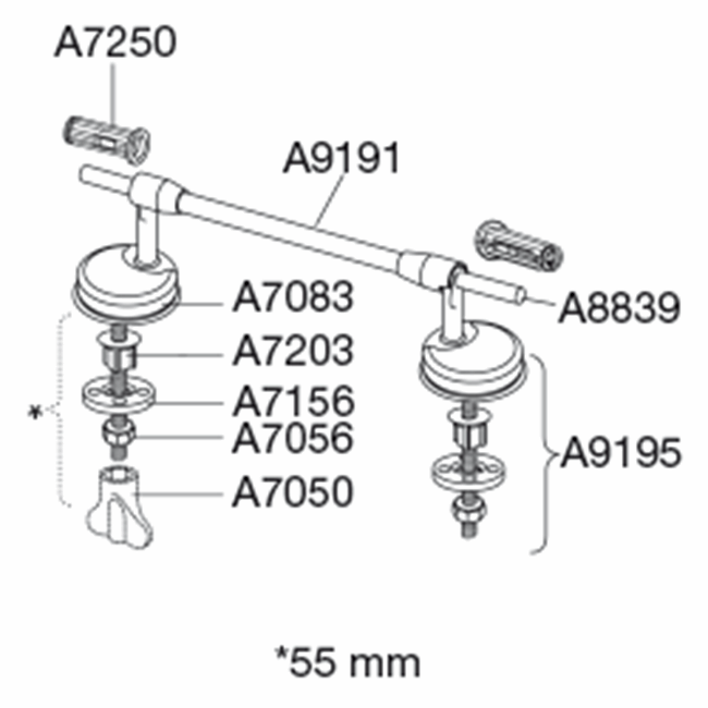 Institutional hinge, universal