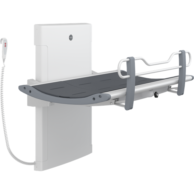 SCT 3000 shower change table, electrically height adjustable