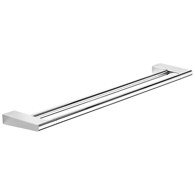 Pressalit Style Towel rack, double, 24.02", chrome