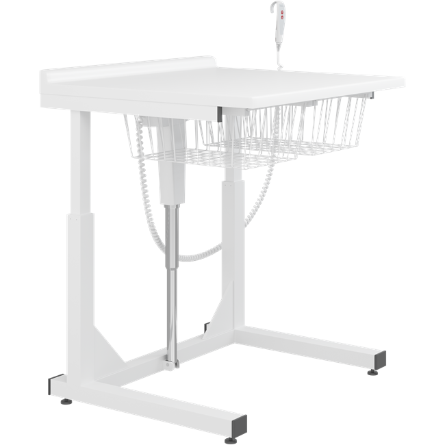 Puslebord, 800 x 900 mm, elektrisk højderegulérbart