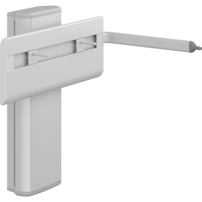 PLUS wash basin bracket with lever control, electrically height adjustable