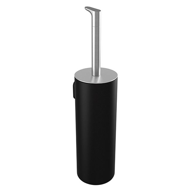 Pressalit Style Toilet brush, brushed steel/black