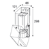 Pressalit Public Classic Sæbedispenser med sensor, 850 ml, mat sort