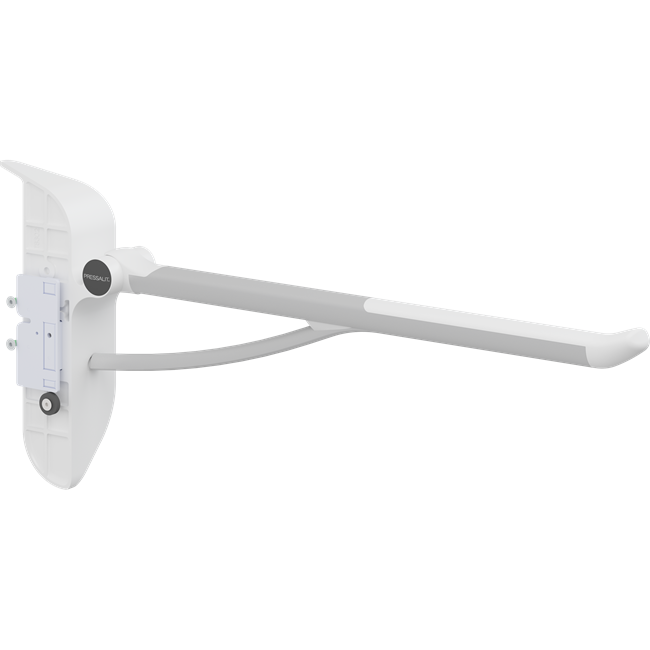 PLUS fold down grab bar with integrated counter-balance, 33.5'', right hand operated