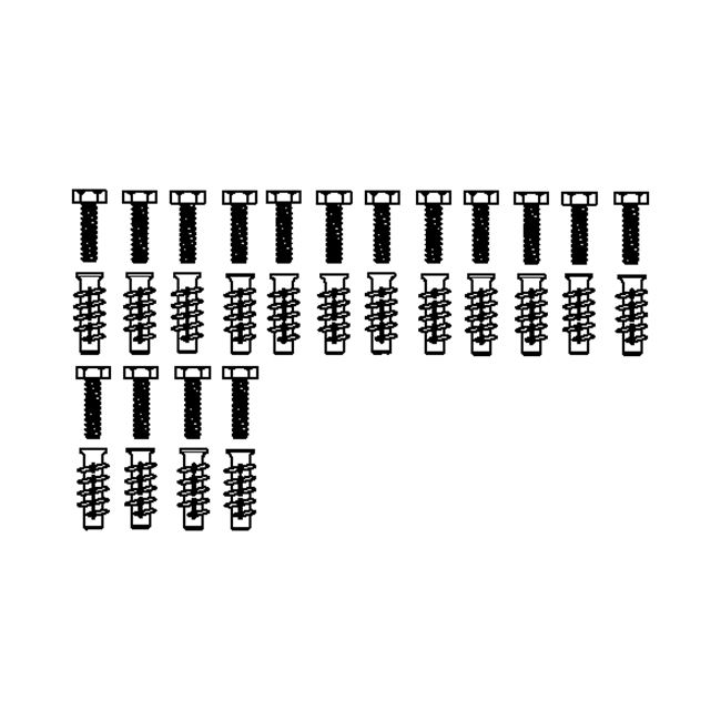 Bevestigingsmateriaal V8668 (16 stuk),voor cellenbeton