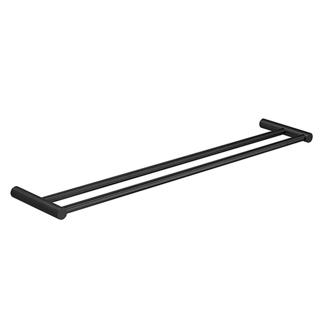 Pressalit Choice Towel holder, double, 60 x 12 cm, matt black