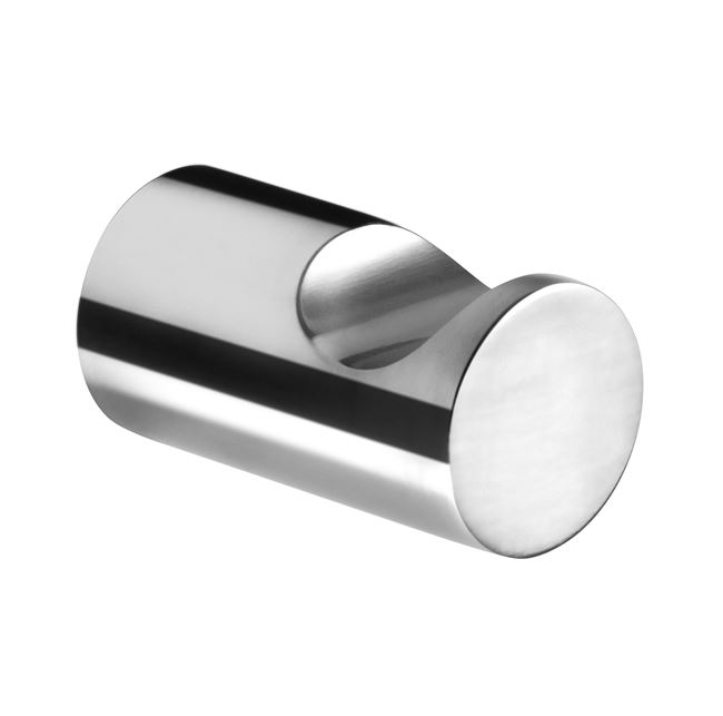 Pressalit Choice Towel hook, curve, 2 pcs., polished steel