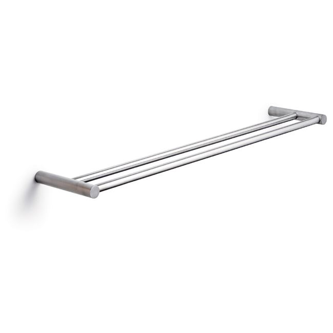 Pressalit Choice Towel holder, double, 60 x 12 cm, brushed steel