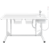 Puslebord, 800 x 1800 mm, elektrisk højderegulérbart, med sanitet og armatur med håndbruser