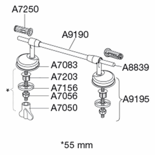 Institutional hinge, universal