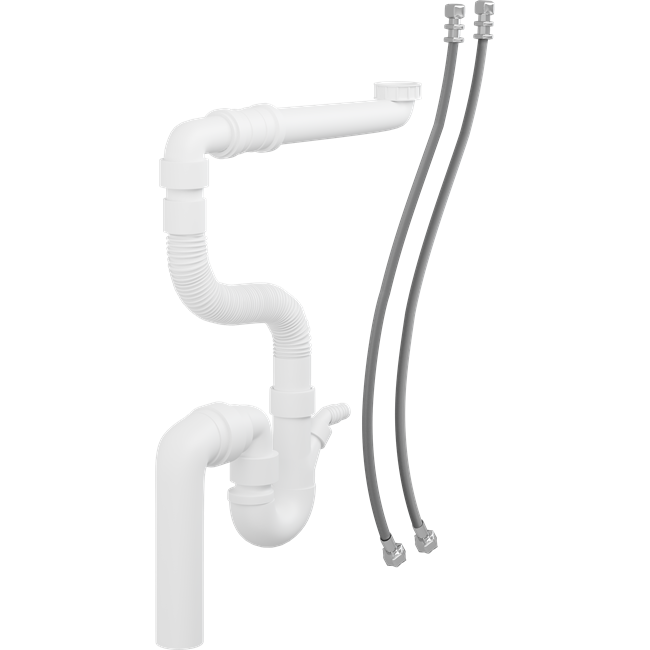 Flexibel aan- en afvoersysteem 500/250-700 mm