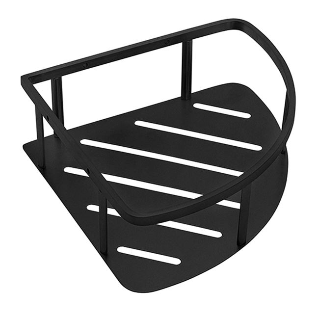 Pressalit Choice Corner shelf, matt black