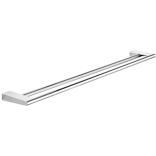 Pressalit Style Towel rack, double, 31.89", chrome