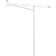 VALUE support arm with leg, fixed height 