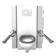 Solution with SELECT TL2 toilet lifter, support arms, toilet and toilet seat Dania