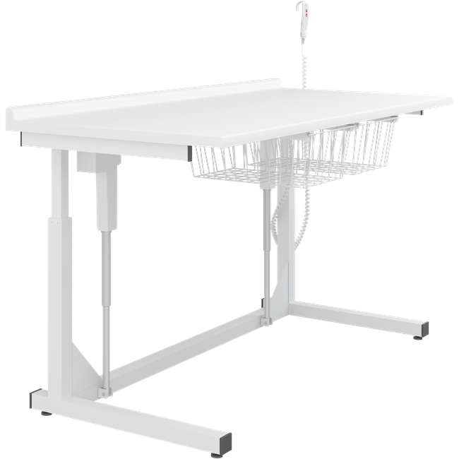 Puslebord, 800 x 1800 mm, elektrisk højderegulérbart