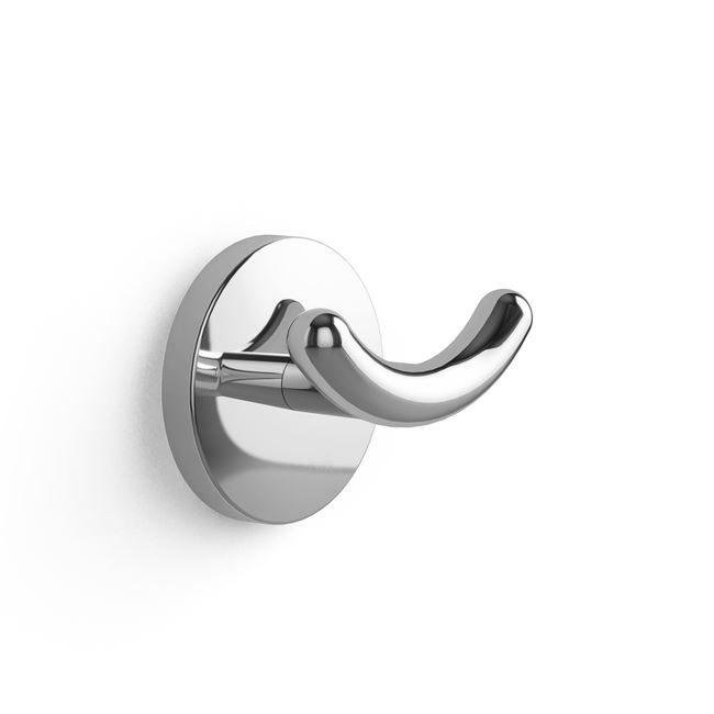 Towel hook, large, 1 pcs, zinc with chrome alloy