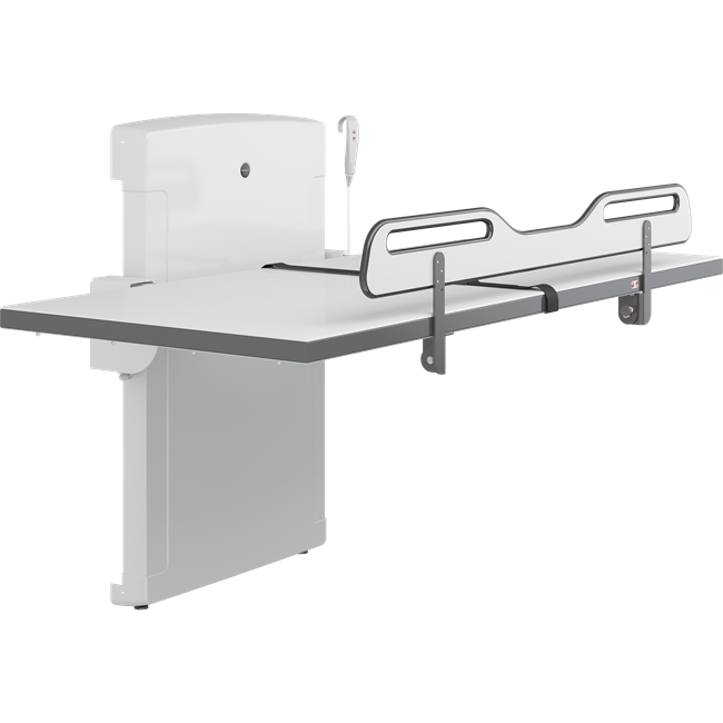 CT 4100 change table, electrically foldable, electrically height adjustable 