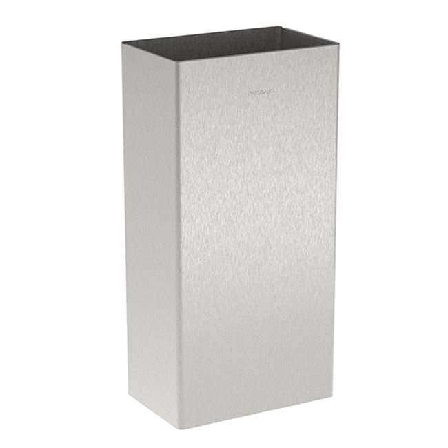 Pressalit Public Classic Waste bin 34 l, brushed steel