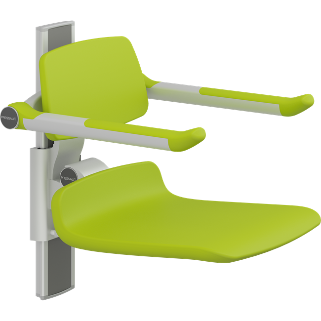 PLUS shower seat 450, manually height adjustable