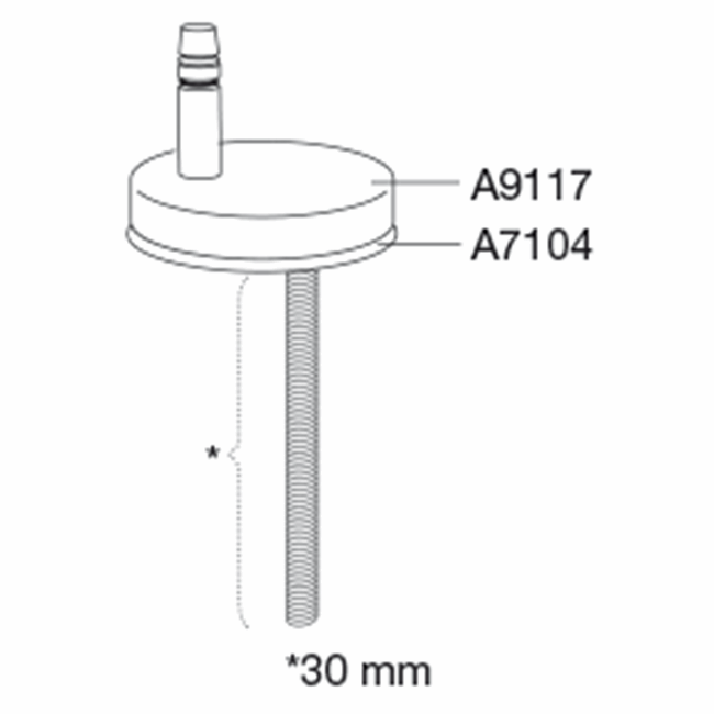 Universal flex hinge with lift-off