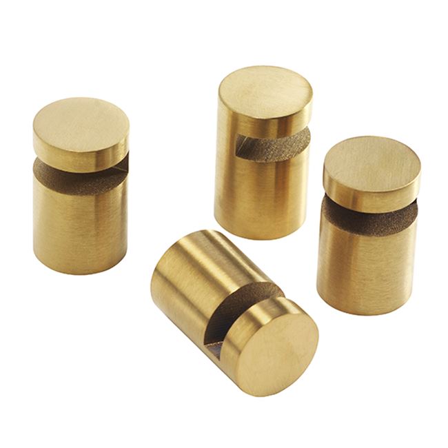 Pressalit Choice Mirror holder, 4 pcs., brushed brass