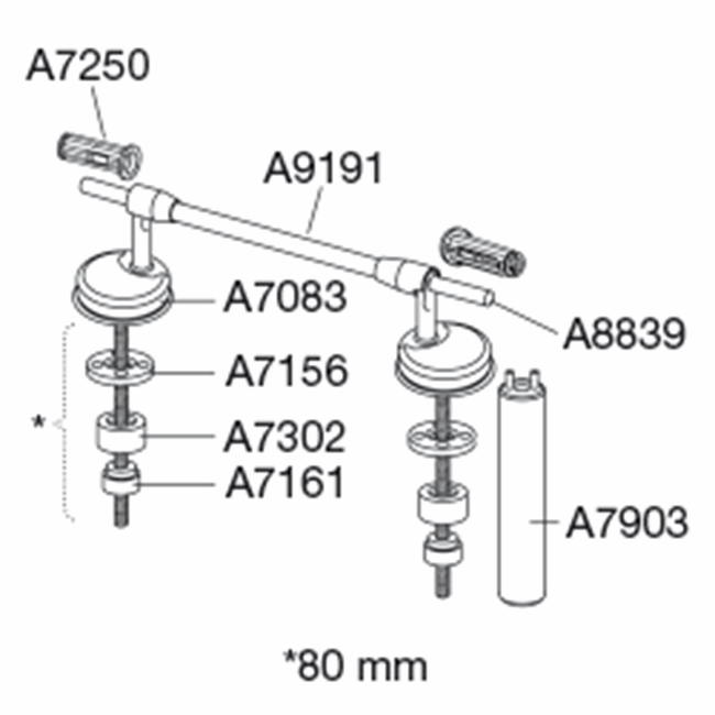 Antivandal hinge, universal